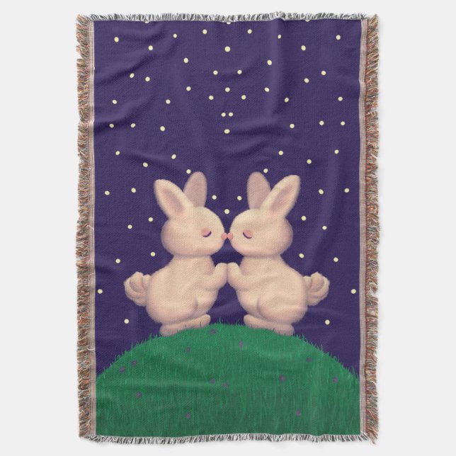 Cobertor Namorados Bunnies (Frente Vertical)