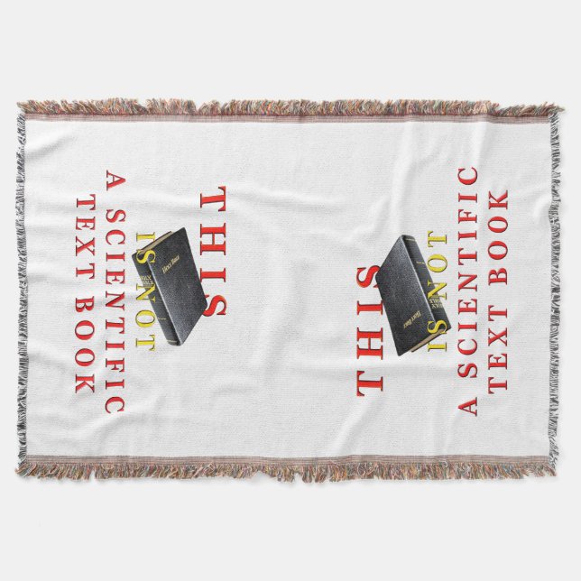 Cobertor Não é ciência (Frente)