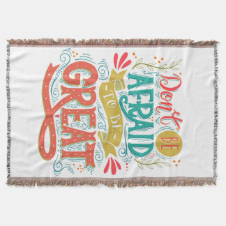 Cobertor Não esteja receoso ser grande