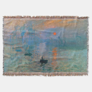 Cobertor Nascer do sol da impressão por Claude Monet
