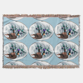 Cobertor Natal para o Retriever Coated Curly