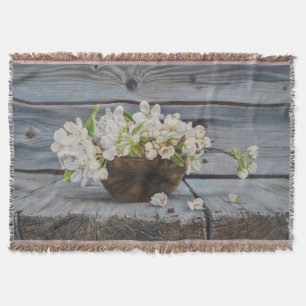 Cobertor Natureza-Morta com Flor de Maçã – Impressão de Art