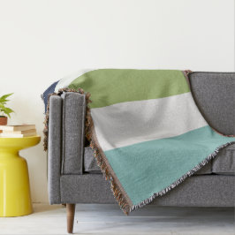 Cobertor Netuno, Seashell, Greve Verde e Marinho