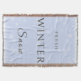 Cobertor Neve fresca de inverno com neve