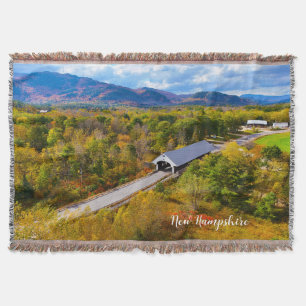 Cobertor New Hampshire cobriu a ponte