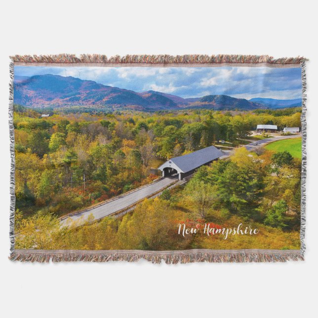 Cobertor New Hampshire cobriu a ponte (Frente)