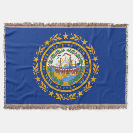 Cobertor New Hampshire State Flag Impressão Patriotic