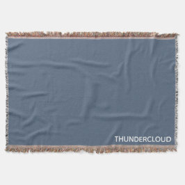 Cobertor Nome da Cor da cinza Azul da Thundercloud