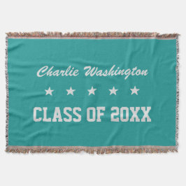 Cobertor Nome da graduação, ano & cobertura feitos sob