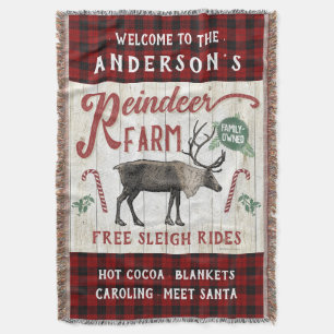 Cobertor Nome Personalizado Do Armário Rustic Vintage Faze