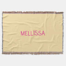 Nome personalizado minimalista creme