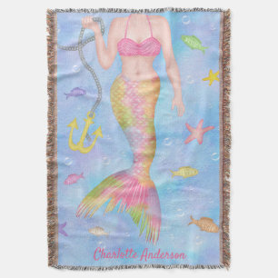 Cobertor Nome subaquático do costume da fantasia dos peixe