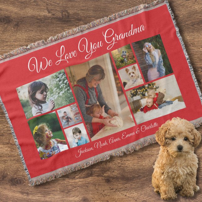 Cobertor Nós Te Amo Avó | Foto do Elegant Red 9 (Criador carregado)