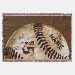Cobertor Número de Nome de Blanquetes de Beisebol Personal