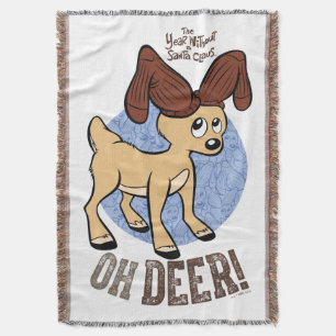Cobertor O ANO SEM SANTA CLAUS™   Vixen "Oh Deer"