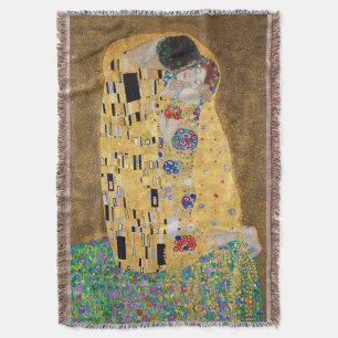 Cobertor O Beijo de Gustav Klimt