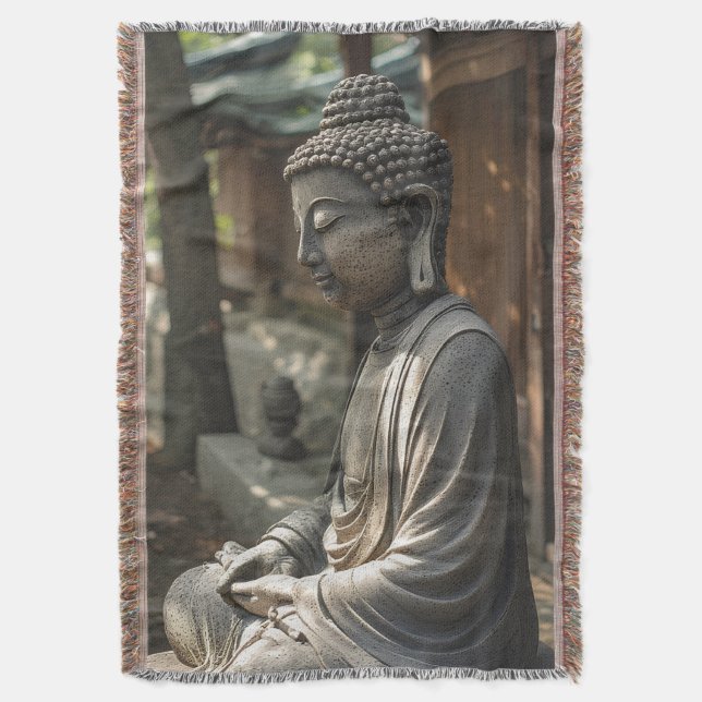 Cobertor O Buddha Silencioso (Frente Vertical)