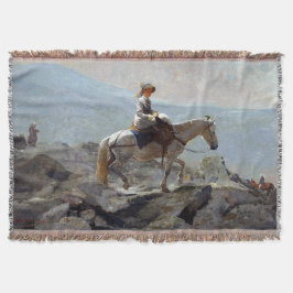 Cobertor O Caminho do Passarinho Winslow Homer 1868