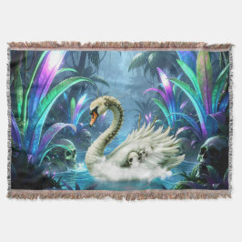 Cobertor O Cisne das Águas Esquecidas. 