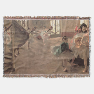 Cobertor O Ensaio por Edgar Degas, Arte de Balé Antigo