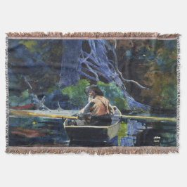 Cobertor O Guia Adirondack Winslow Homer 1894