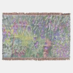 Cobertor O Jardim do Artista em Giverny por Claude Monet