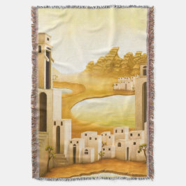 Cobertor "O lugar" - Oriente Médio / Pintura do Deserto do