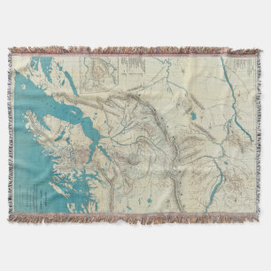 Cobertor O mapa de Sleem de Alaska central