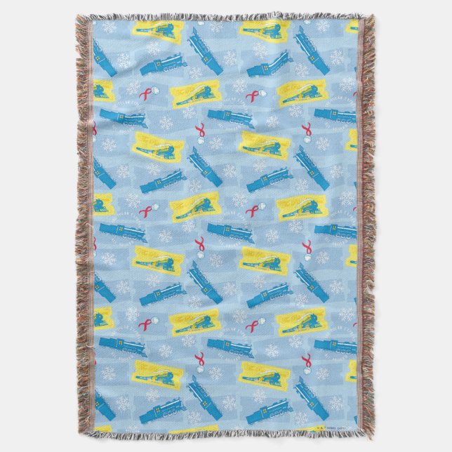 Cobertor O Polar Express | Comboio retrorreflector e Padrão (Frente Vertical)