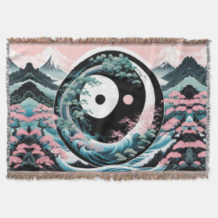 Cobertor O Teal De Sage Rosa-Onda