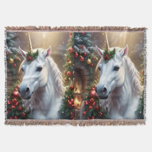 Cobertor “O Unicórnio de Noel” (Frente)
