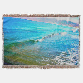 Cobertor Ondas de Aquarela 