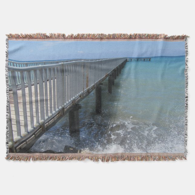 Cobertor Ondas de salto no Design do cais (Frente)