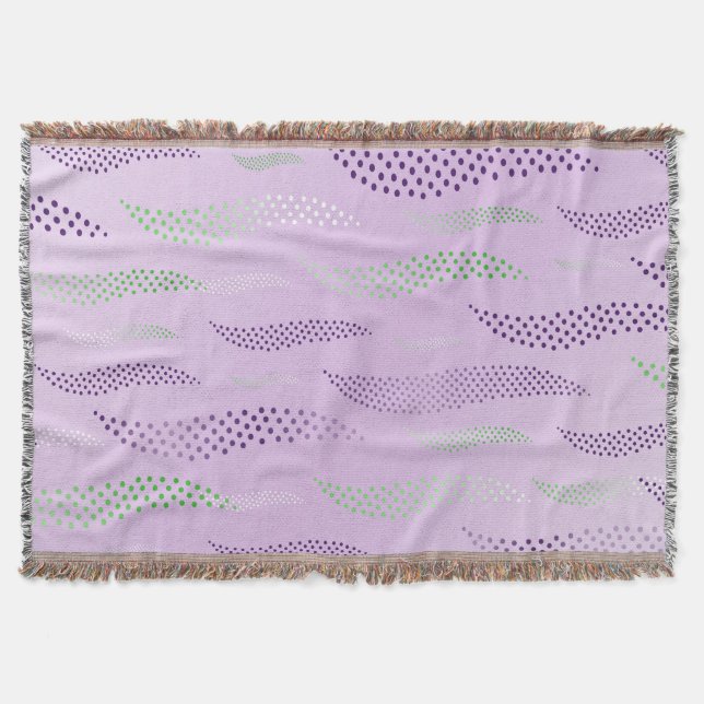 Cobertor Ondas Tigre (padrão estilizado) 3 (Frente)