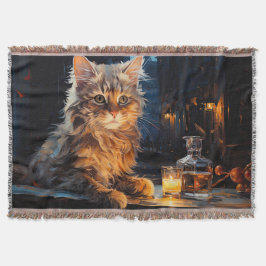 Cobertor Orange Cat e Cafe Terrace na Noite inspirados em V