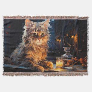 Cobertor Orange Cat e Cafe Terrace na Noite inspirados em V