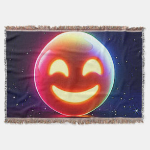 Cobertor Orb Emoji Feliz e Brilhante
