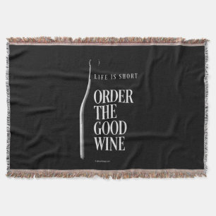 Cobertor Ordenar O Blanket De Lançamento De Bom Vinho