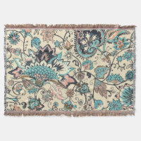 Oriental Paisley: Elegância Têxtil Estilizada.