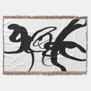 Cobertor Os drivers: Abstrato preto e branco