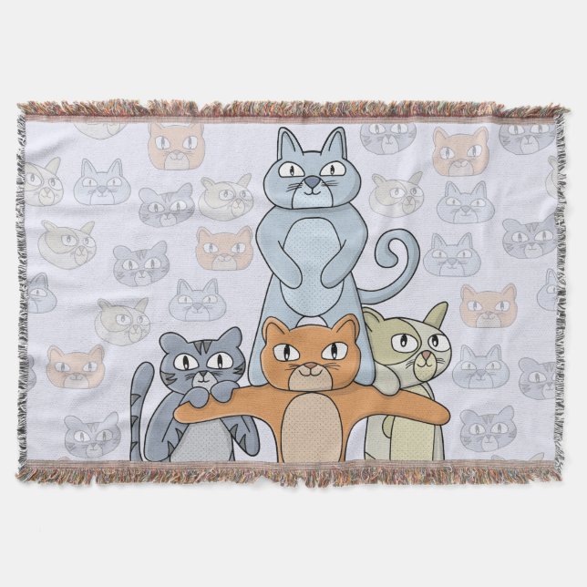 Cobertor Os Gatos Incríveis (Frente)