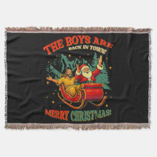 Cobertor Os Meninos Voltaram à Cidade Feliz Natal