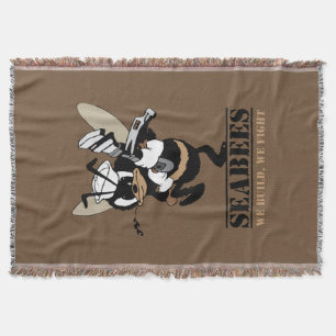 Cobertor Os Seabees que nós nos construímos lutam a