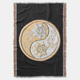 Cobertor Ouro & Prata Yin Yang
