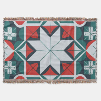 Cobertor Padrão caleidoscópico