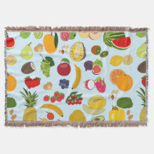 Padrão Colorido de Fruta de Verão