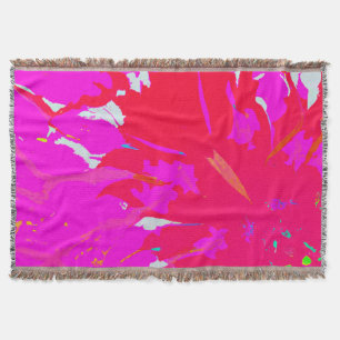 Cobertor Padrão de Abstrato rosa elegante