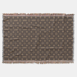 Cobertor Padrão de Amor Louis Vuitton