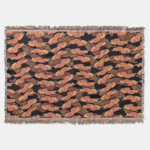 Cobertor Padrão de bacon