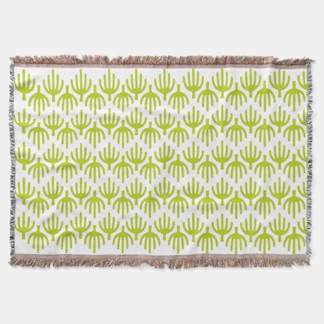 Cobertor Padrão de cactus (Frente)